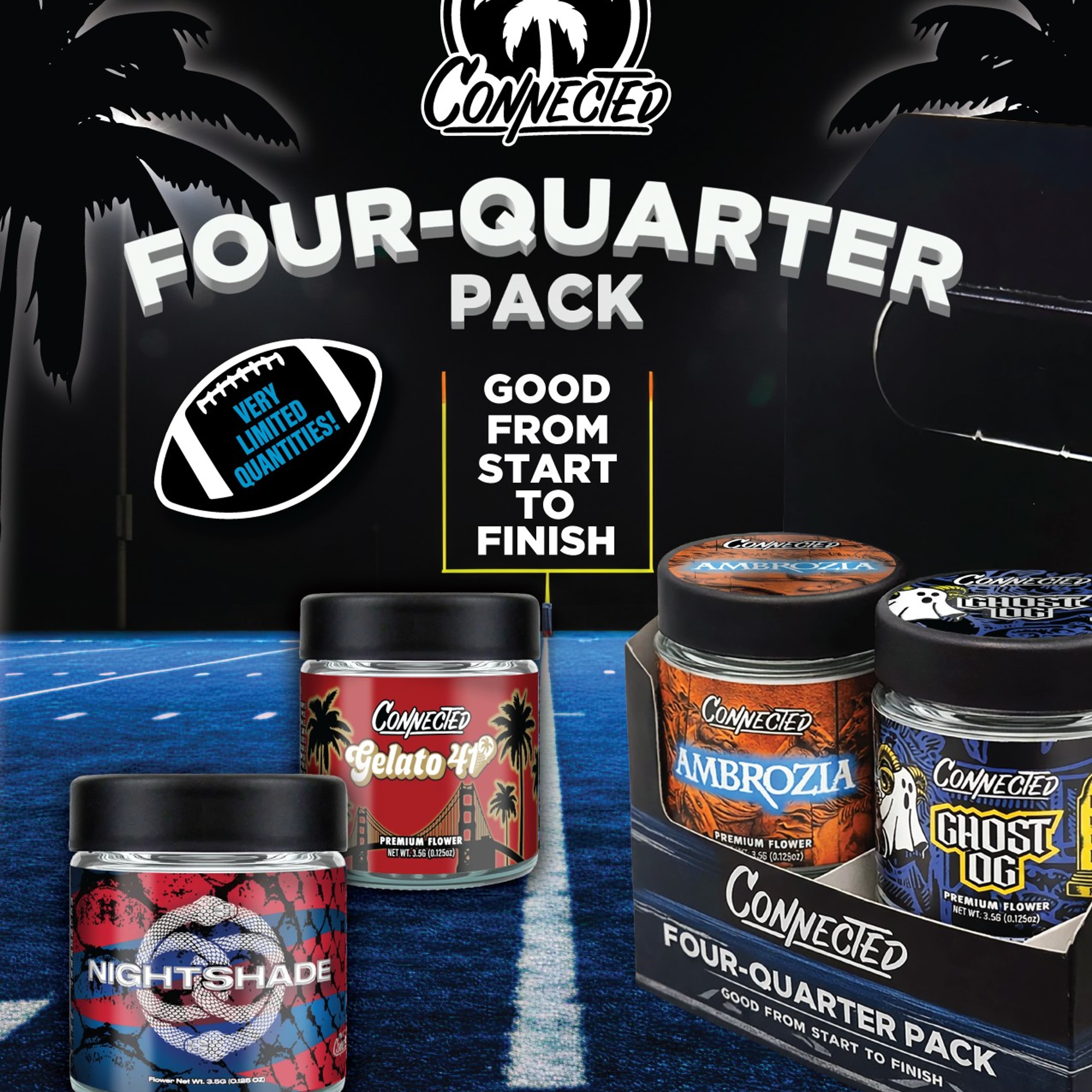 LA Rams Ghost OG 3.5g *SPECIAL EDITION* - Connected - - $45.75 - Flower