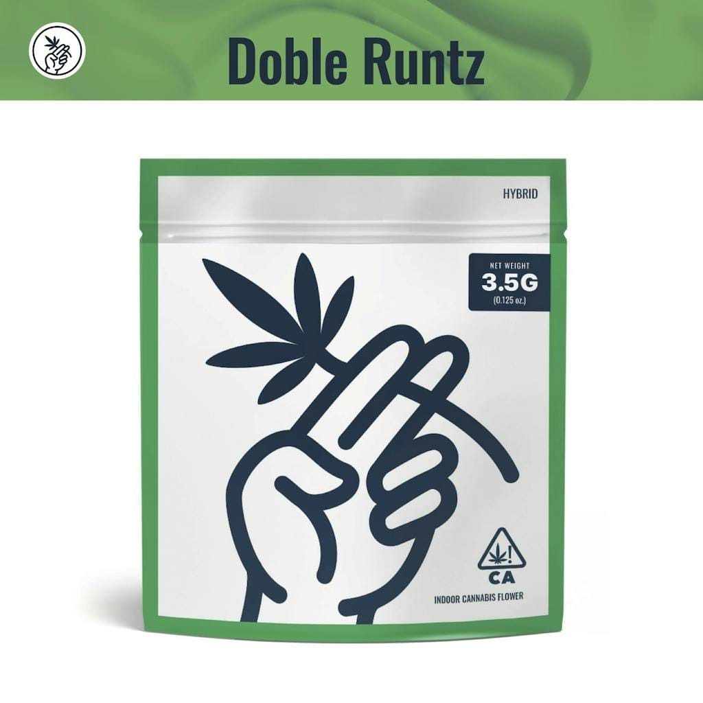 Double Runtz - 3.5g - WeGrow - 3.5g - Hybrid - $35 - Flower/Infused Flower (3.5 Grams)