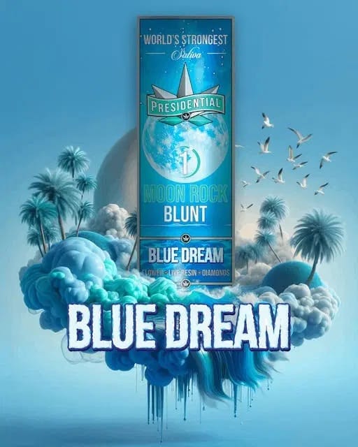 Blue Dream | Moon Rock Blunt [1.5g] - Presidential -  - $23 - Pre-Rolls