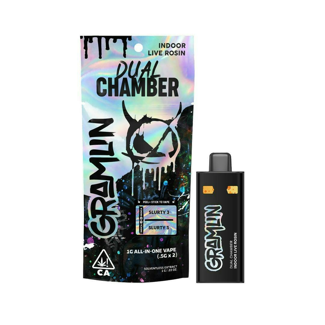 Slurty 3 - Dual Chamber Live Rosin AIO Vape 1g - Gramlin -  - $50 - Vape Pens
