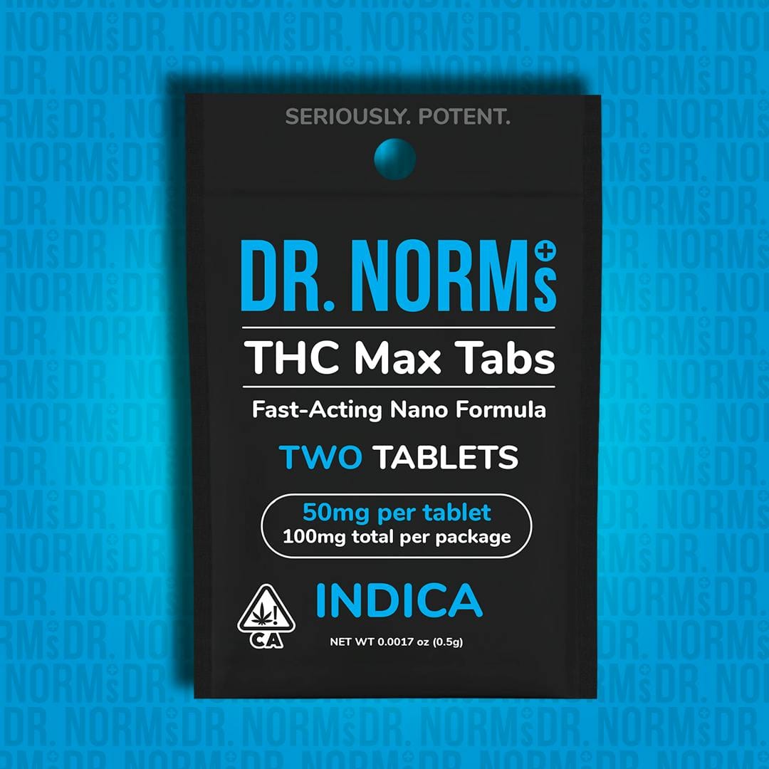 Indica THC MAX 2pk Tablets - Dr. Norms -  - $6 - Edible