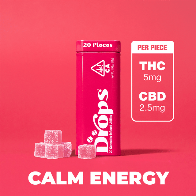 Drops — Rosy Raspberry Flavored :2 Jellies