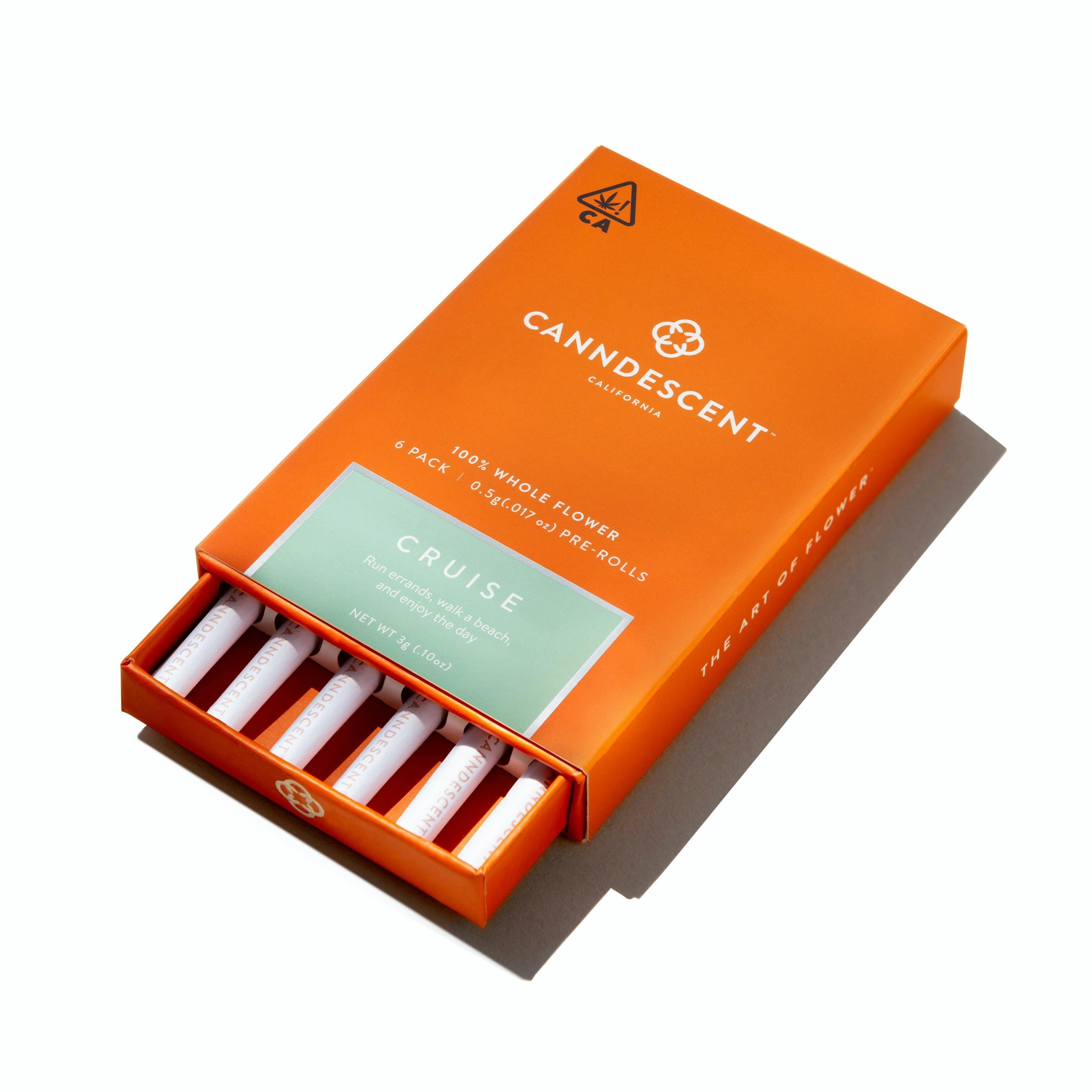 6PK CRUISE PREROLLS - Canndescent -  - $32.05 - Pre-Rolls