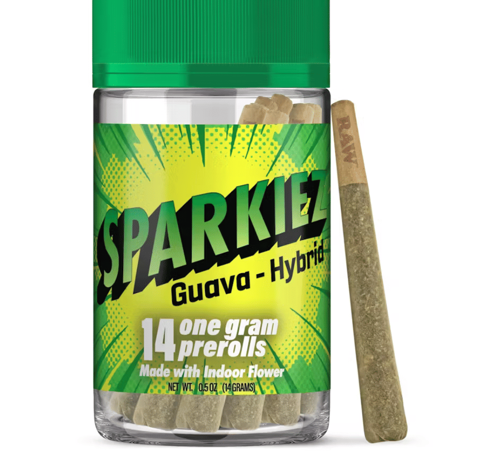 Sparkiez: 14pk Guava Hybrid Indoor 1g Pre-Rolls - Sparkiez -  - $50 - Pre-Rolls