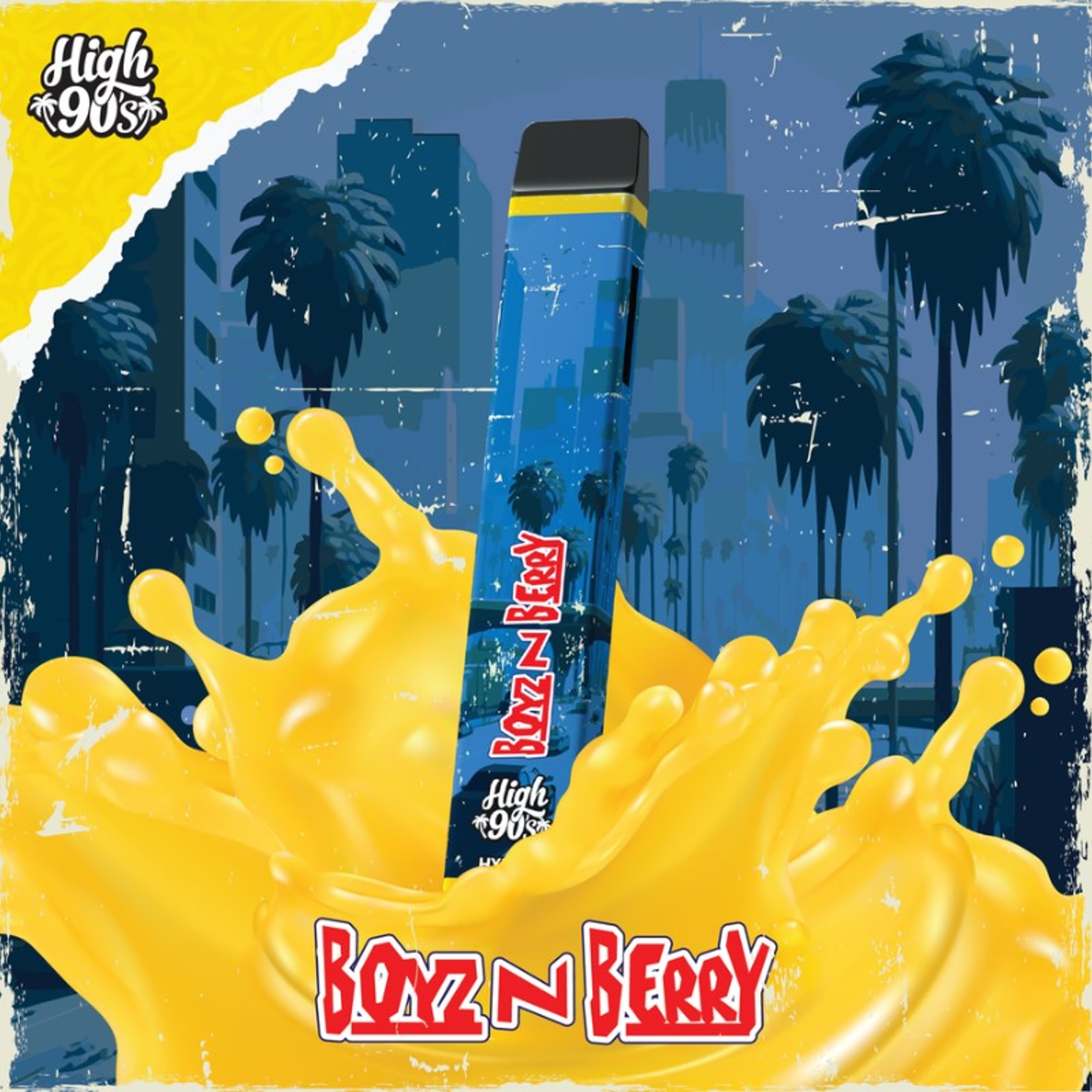 High 90's AIO - Boyz N Berry - All-In-One Vape - 1g *B2G1 EVERYDAY* - High 90's - AIO - $19.99 - Disposable Vape Pens (All In One)