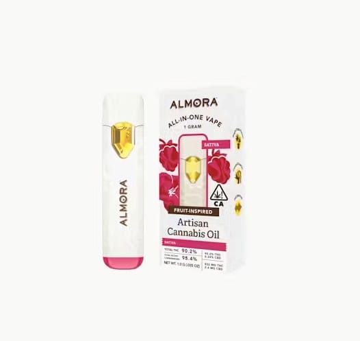 Raspberry Haze Fruit Inspired - 1g Disposable - Almora Farm - 1g Dispo - $30 - AIO Disposable Vapes