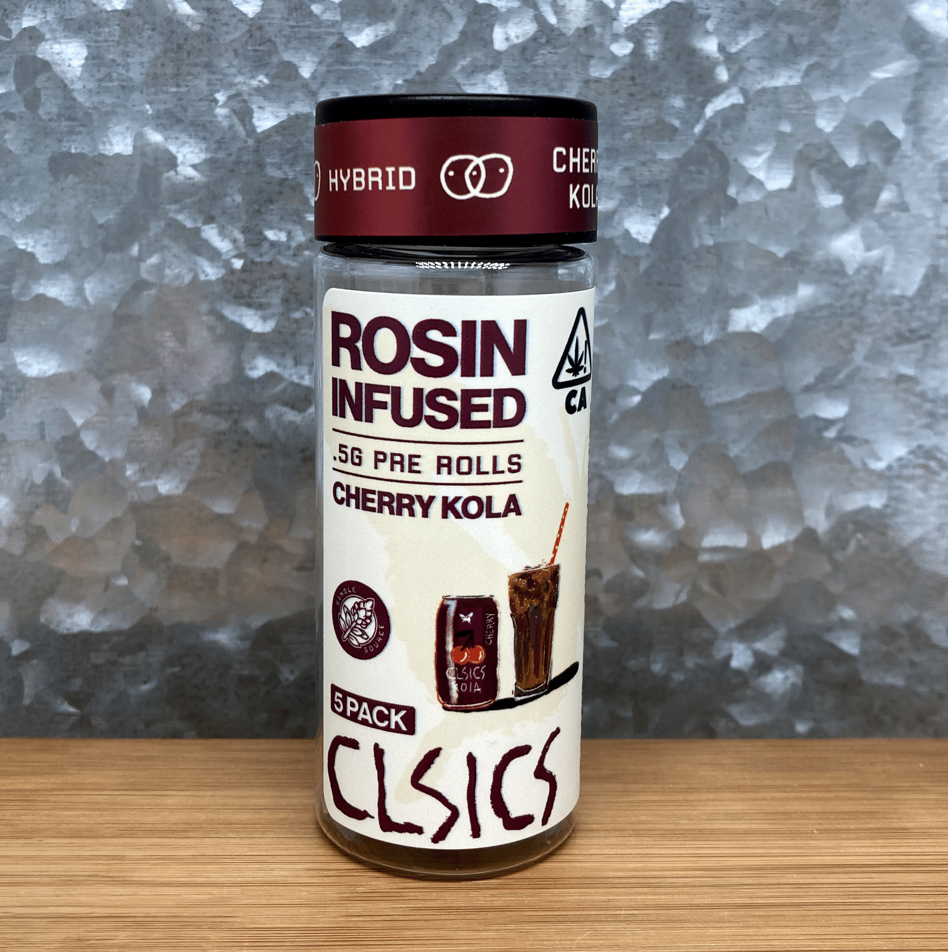 Cherry Kola Rosin Infused Joint 5Pk - CLSICS -  - $51 - Joint