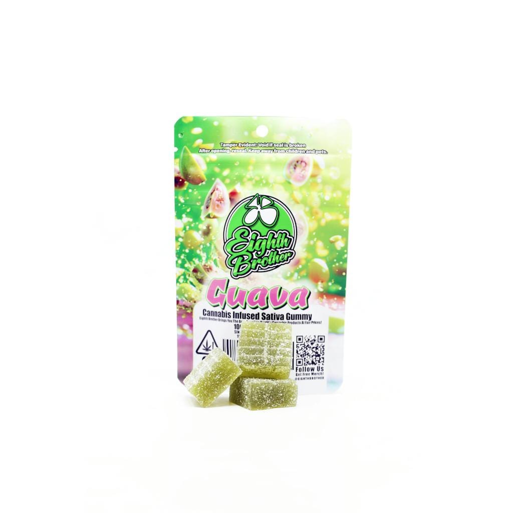 Guava - 100mg Single - Eighth Brother - Single - Sativa - $4 - Gummies