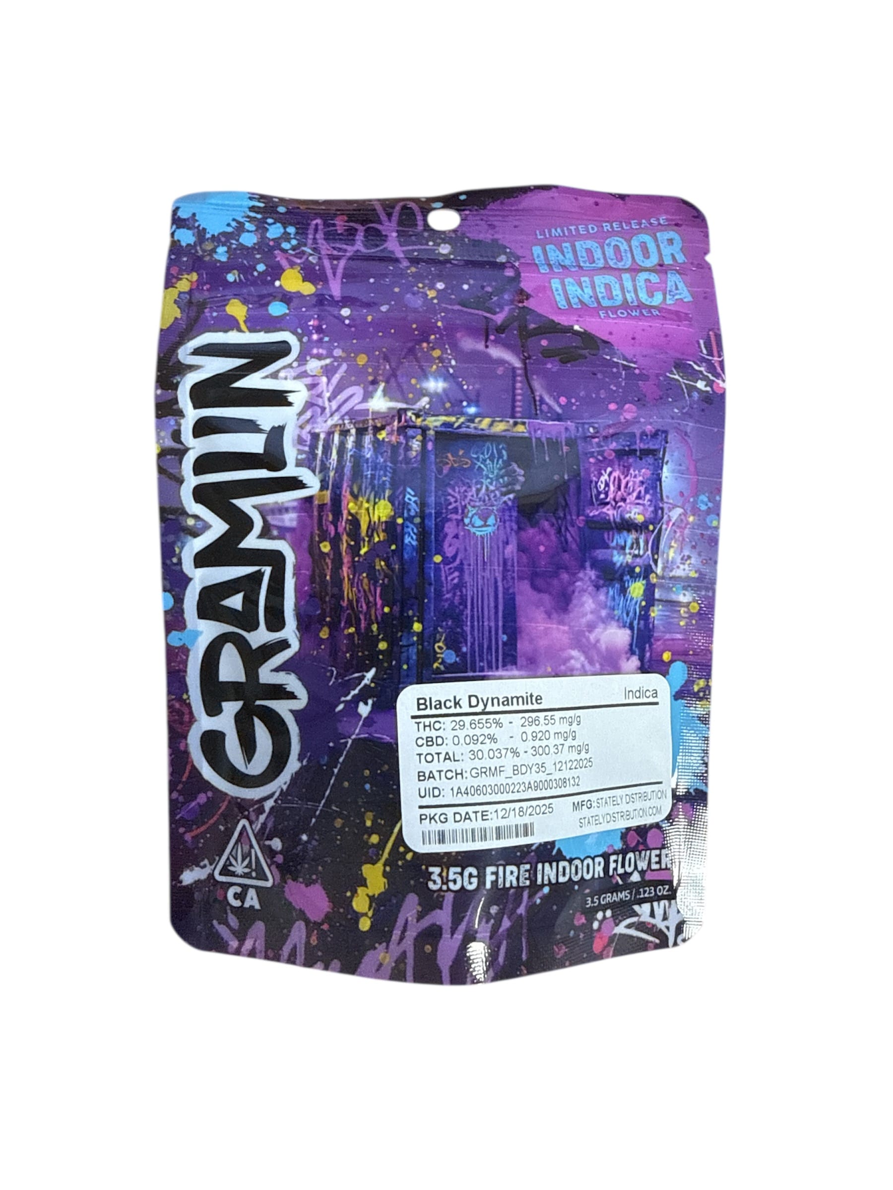 Gramlin - Black Dynamite - 3.5g - Gramlin -  - $29.99 - Indoor Flowers