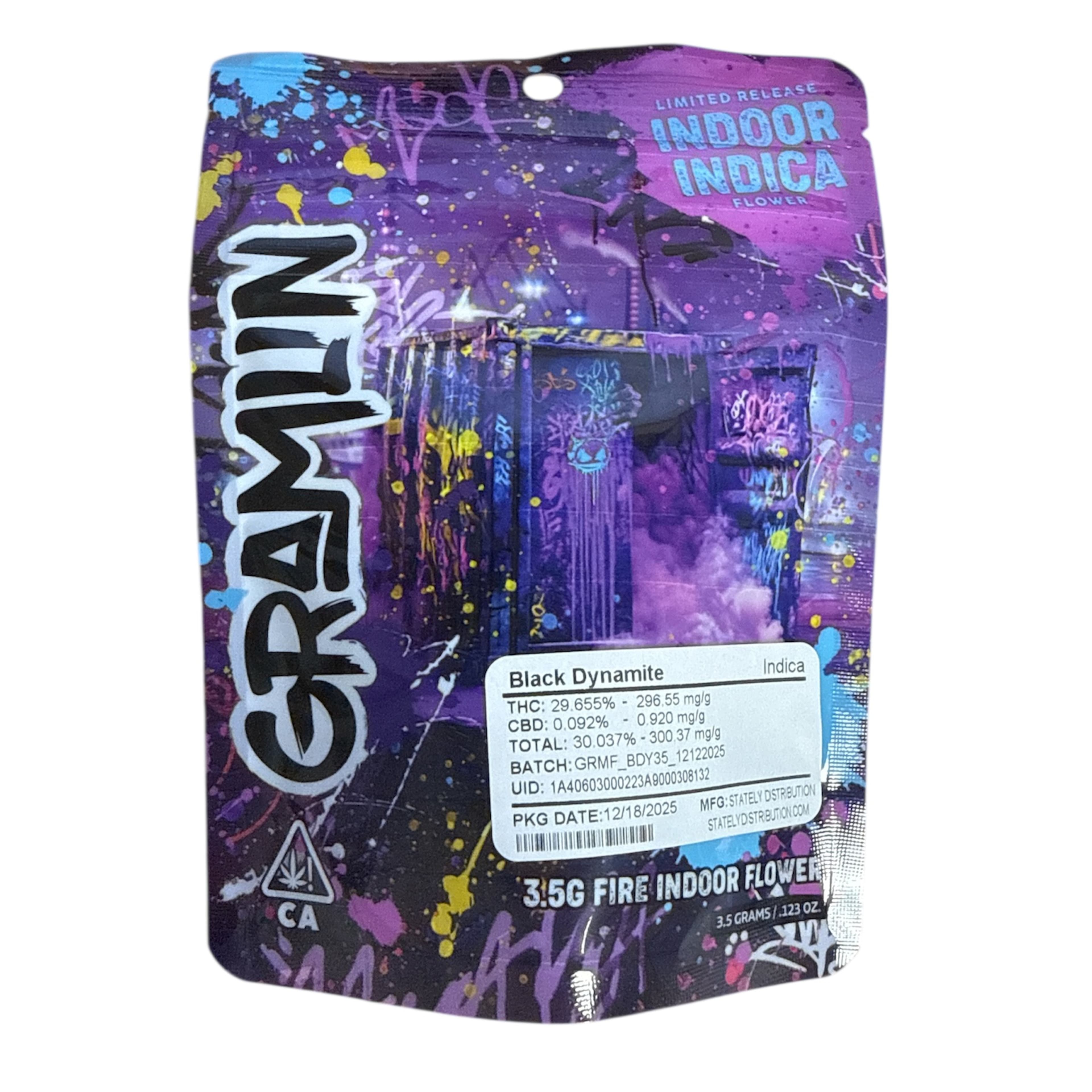 Gramlin - Black Dynamite - 3.5g - Gramlin - - $29.99 - Indoor Flowers