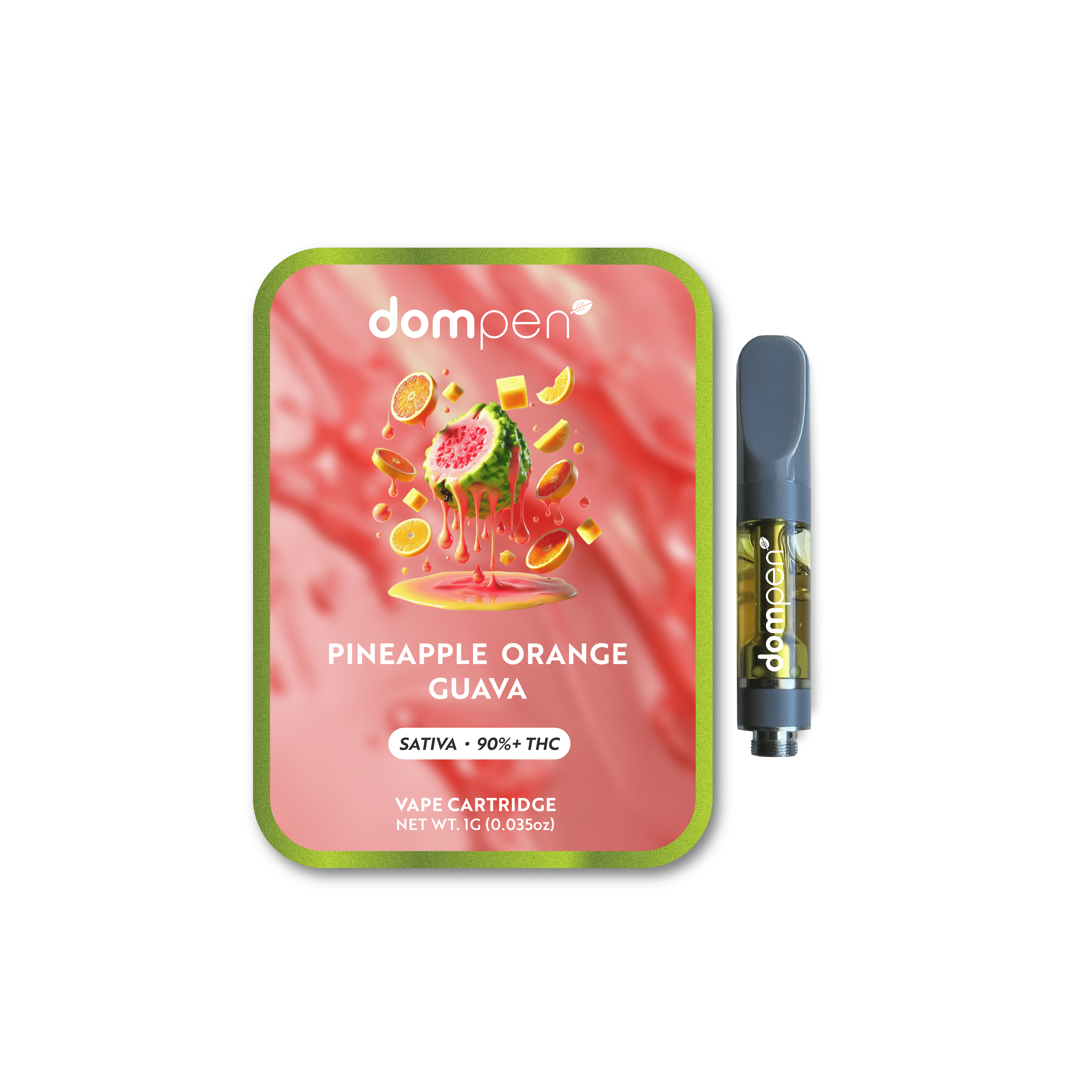 1G PINEAPPLE ORANGE GUAVA CARTRIDGE - Dom Pen -  - $18.75 - Vaporizer