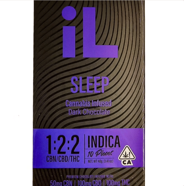 iLyfted β Sleep Dark Chocolate Bar 1:2:2 - 100mg