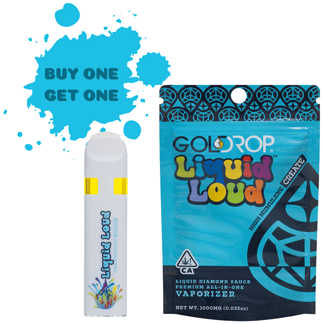 Glitter Bomb 'Liquid Loud' Humulene Create AIO 1g