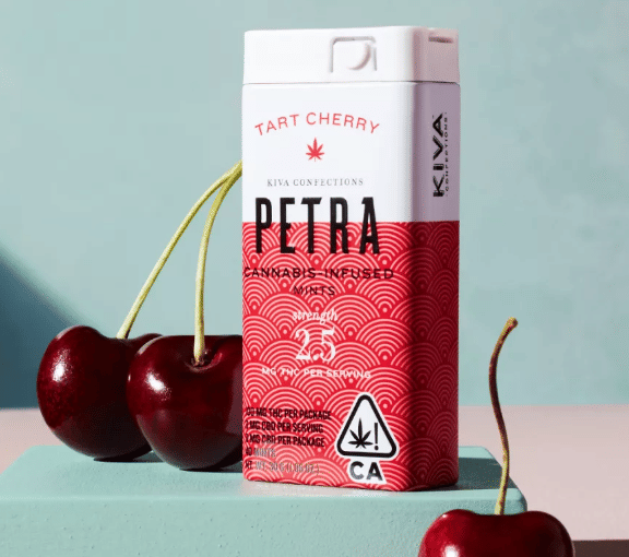 Petra Mints "Tart Cherry" Sugar free 40ct (2.5mg) - 100mg - Petra by Kiva -  - $20 - Capsules/Tablets