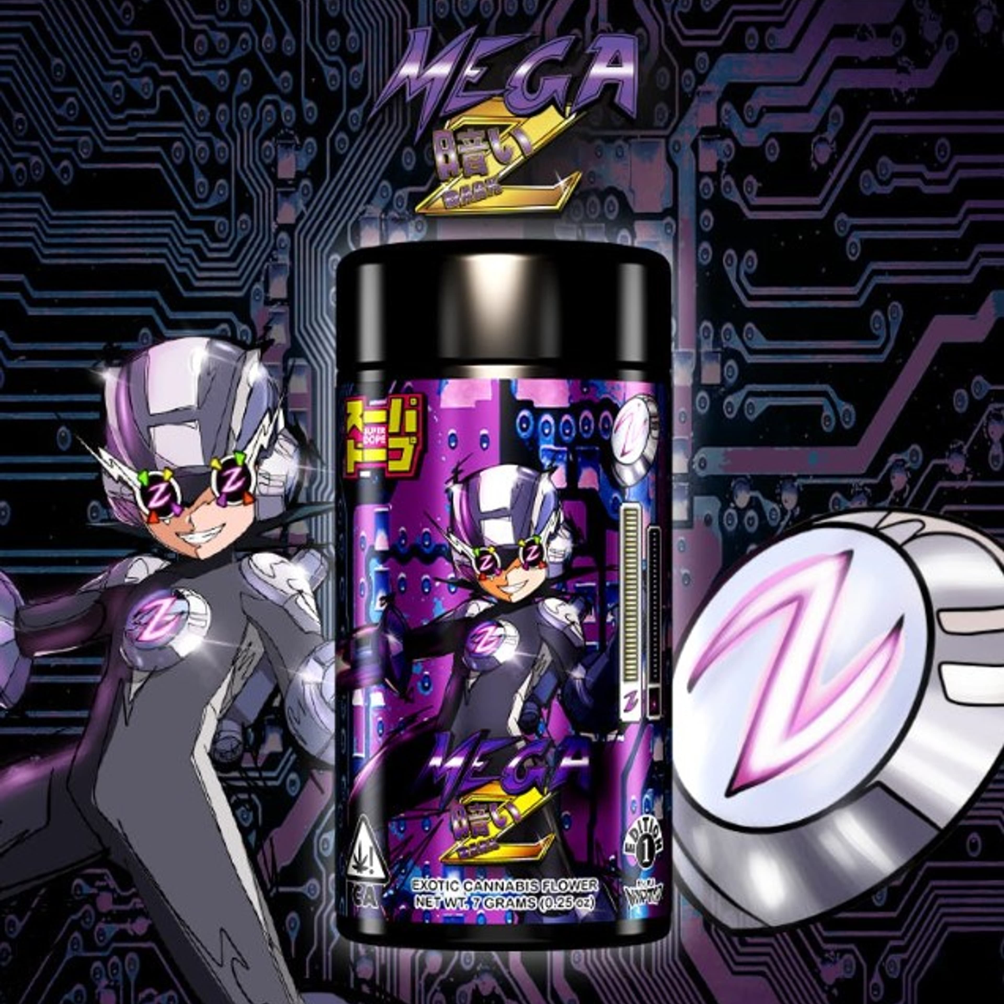 SuperDope - Mega Z Dark - 7g - Super Dope - - $109.99 - Exotic Genetics