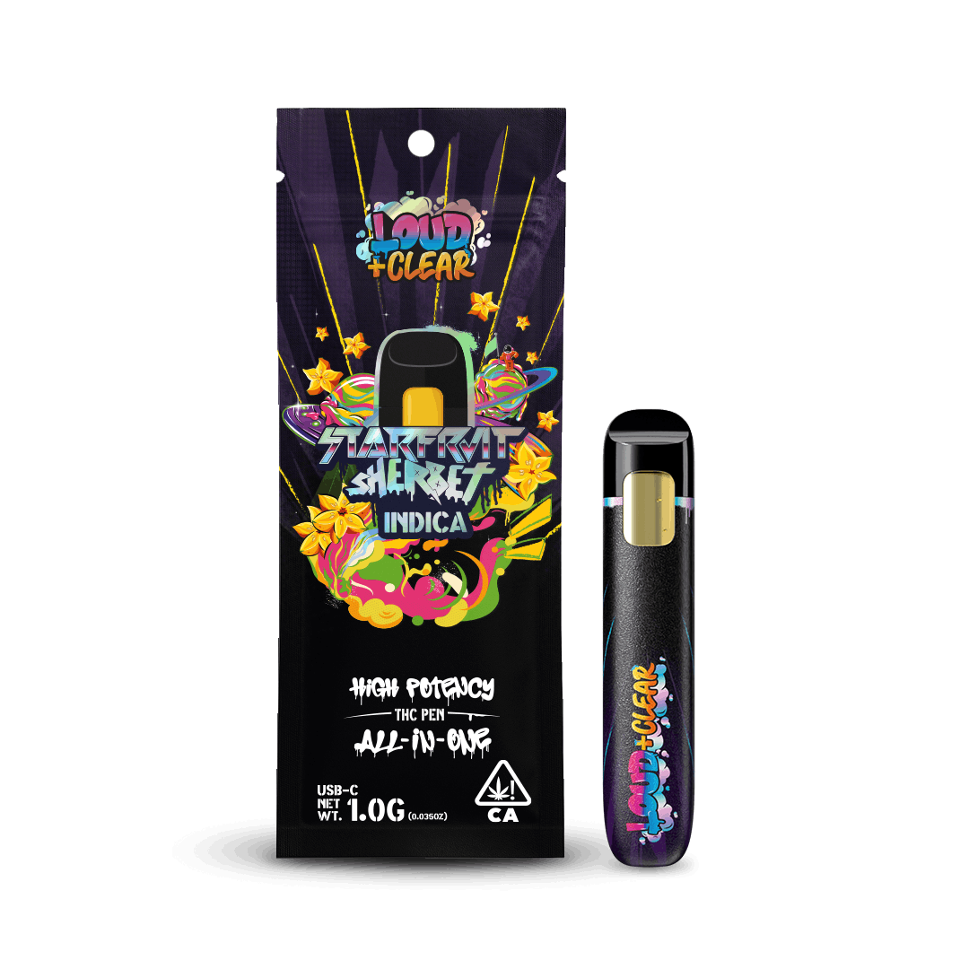 Starfruit Sherbet All-in-One - 1g - LOUD+CLEAR -  - $25.75 - Vape