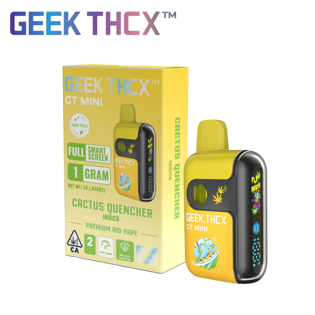Geek THCX - Cactus Quencher - GT Mini Disposable - 1g - Geek THCX - Cactus Quencher - $24.99 - Disposable Vapes