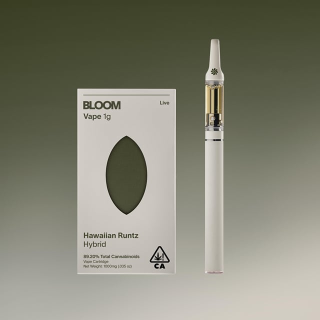 HAWAIIAN RUNTZ LIVE RESIN VAPE | BLOOM