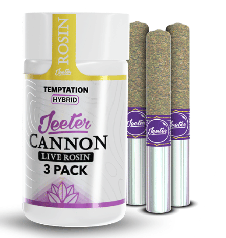 3pk. Baby Cannon | Mandarin Glue - Jeeter Live Rosin Infused - 1.5g - Jeeter -  - $48 - Infused Pre-Rolls