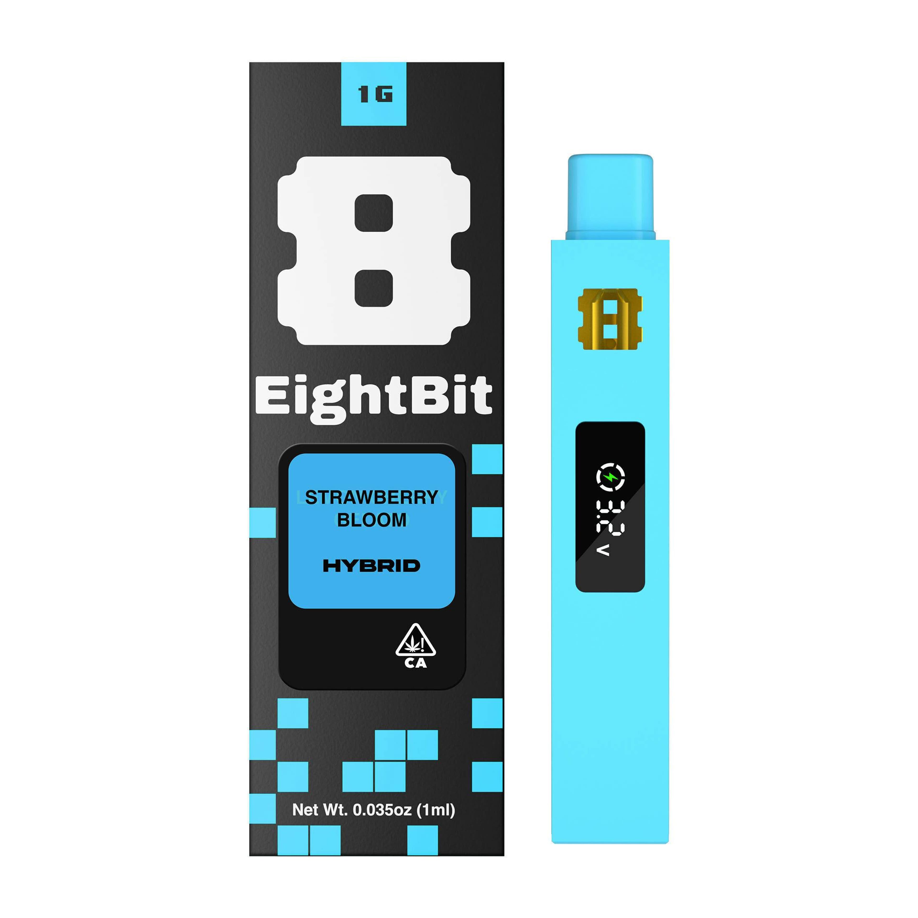 EIGHTBIT AIO | 1g - STRAWBERRY BLOOM - Live Rosin Infused - Hybrid - EIGHTBIT - - $19.04 - All-In-Ones