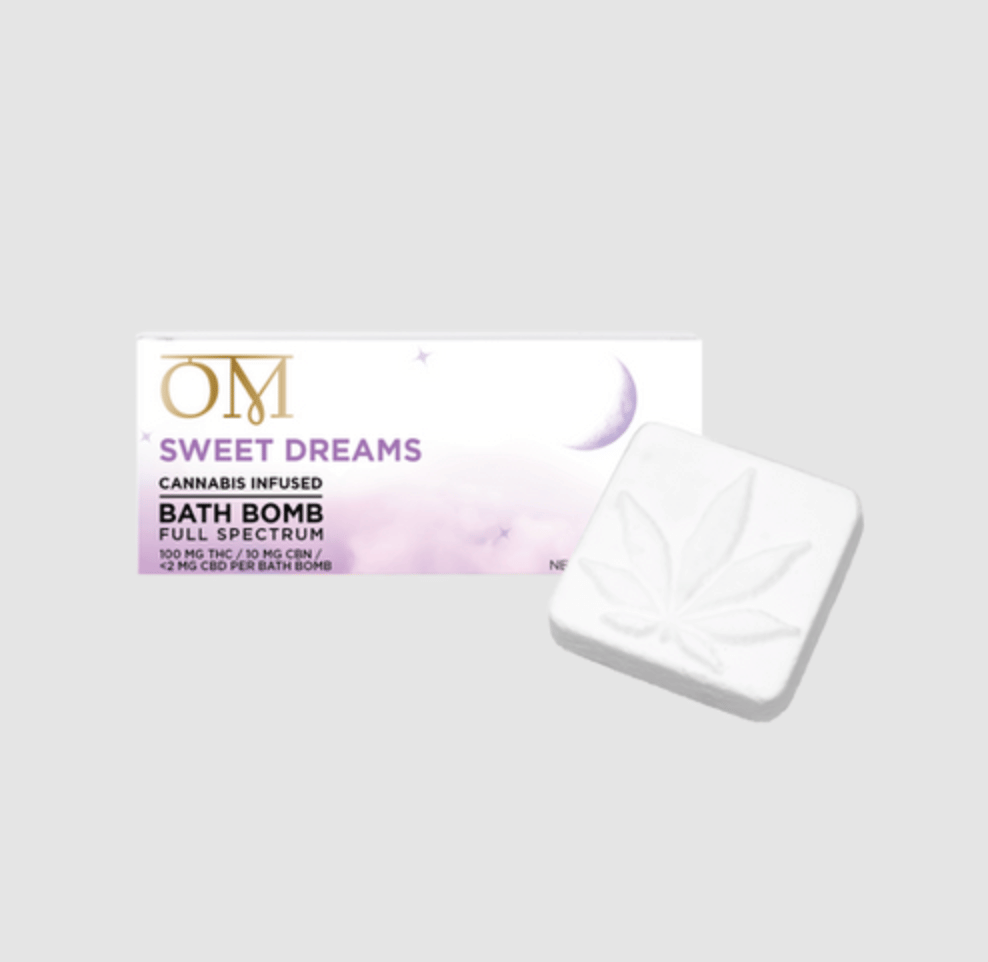Sweet Dreams THC + CBN Bath Bomb - OM -  - $18 - Topical