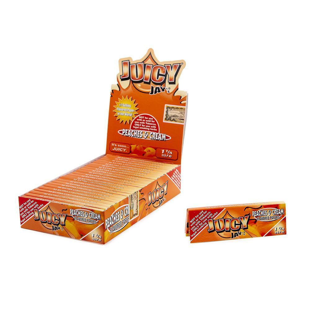 Peaches & Cream | Flavored Rolling Papers [1 1/4] - Juicy Jay's -  - $3 - Accessories