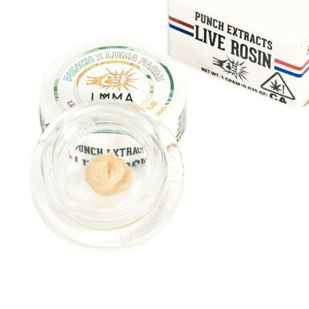 Punch Live Rosin Conc - Luma's Madd Pineapples Badder Tier 1 (1g Hybrid)