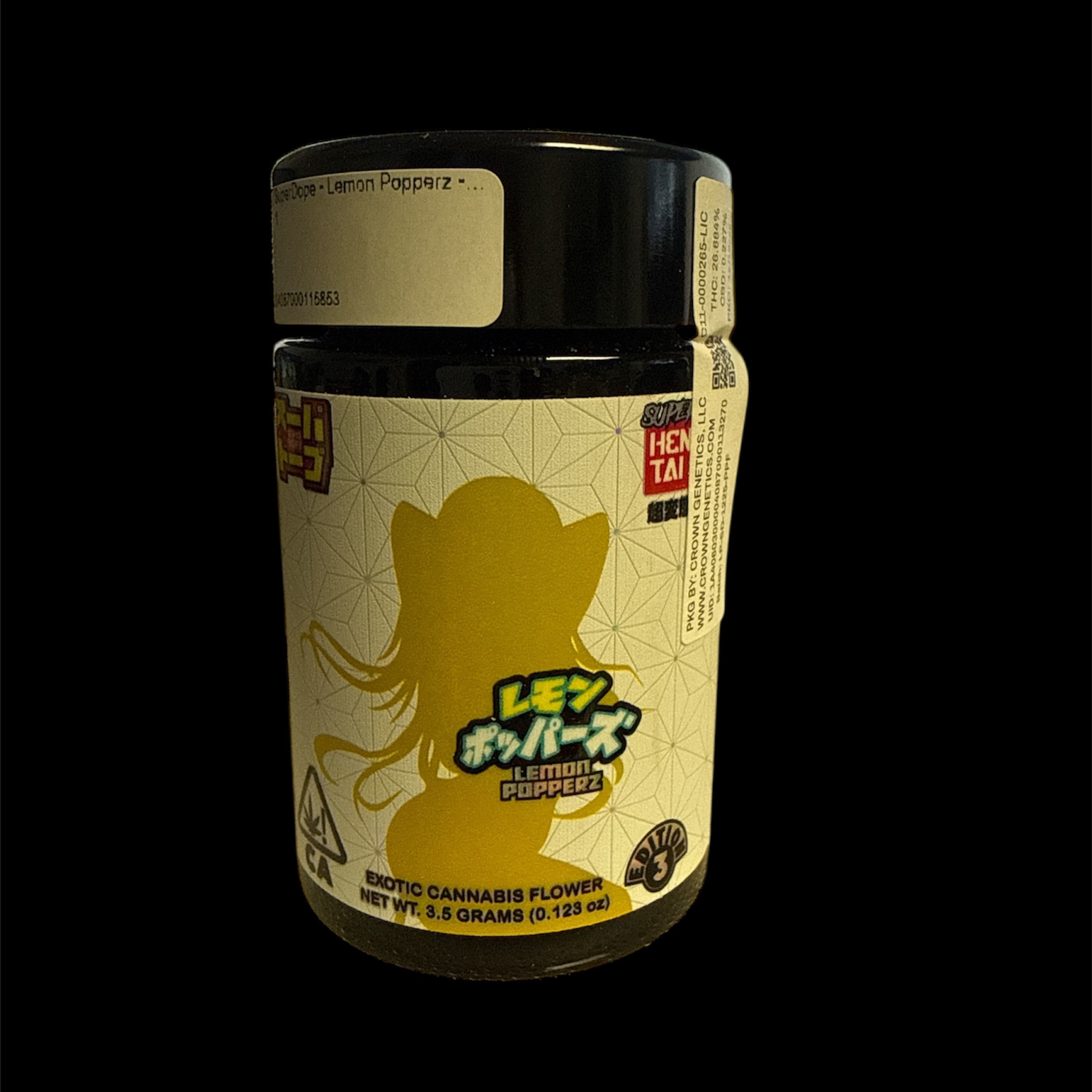 SuperDope - Lemon Popperz - 3.5g - Super Dope - - $49.99 - Exotic Genetics