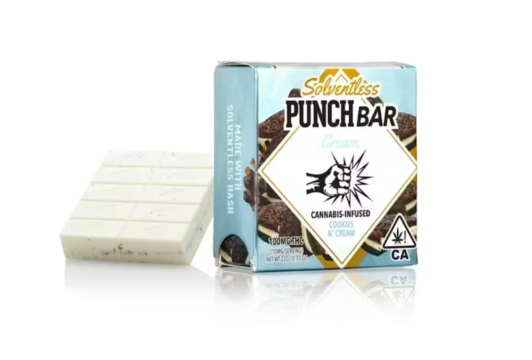 Punch Edibles - 100mg Solventless PunchBar Cream - Cookies 'N Cream -  - $12.99 - Edibles