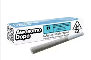 Blue Nerdz (H) 0.7g pre-roll - Awesome Dope -  - $6.99 - Preroll