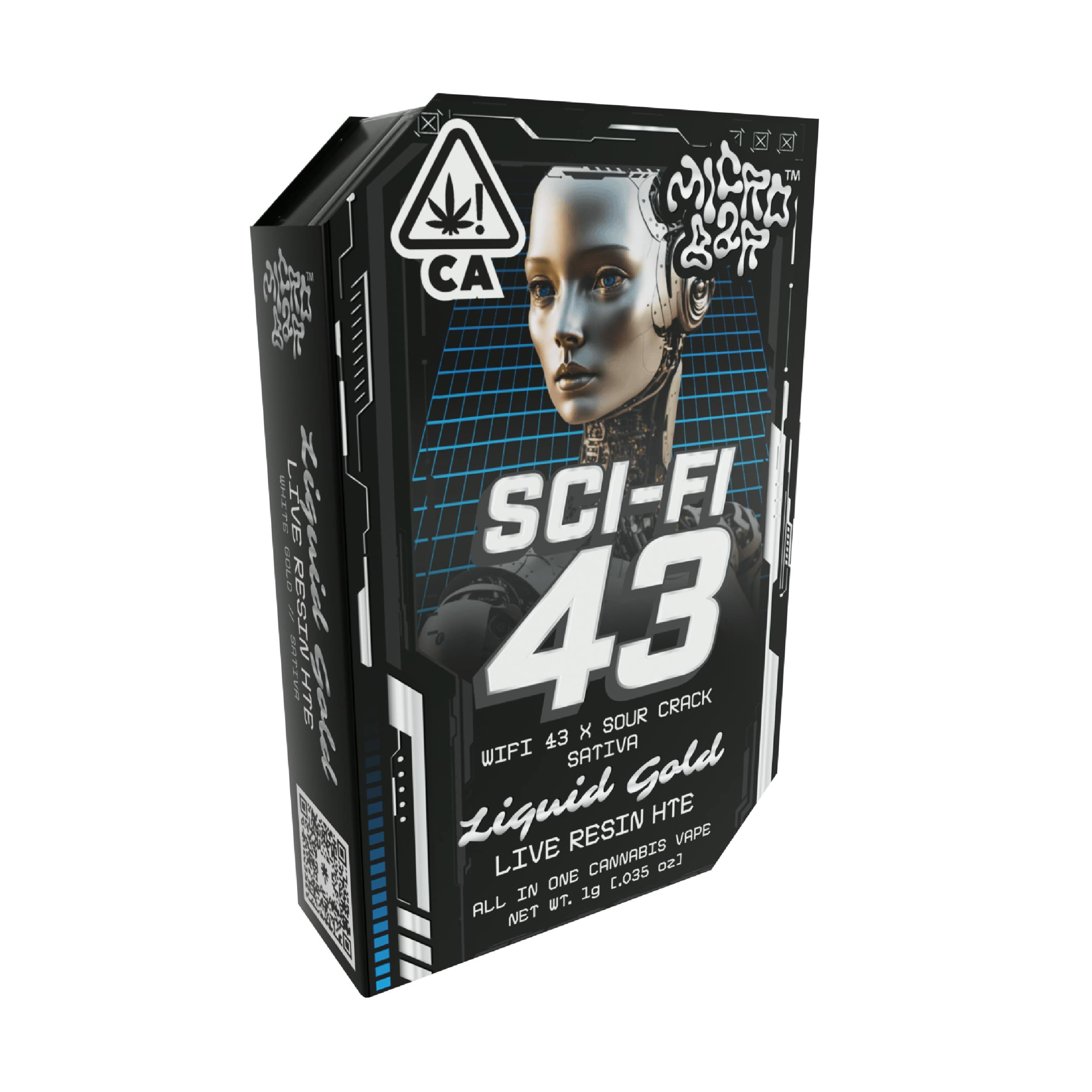 Micro Bar Live Resin | 1g - Sci Fi 43 - AIO - Sativa - Micro Bar - - $35 - All-In-Ones