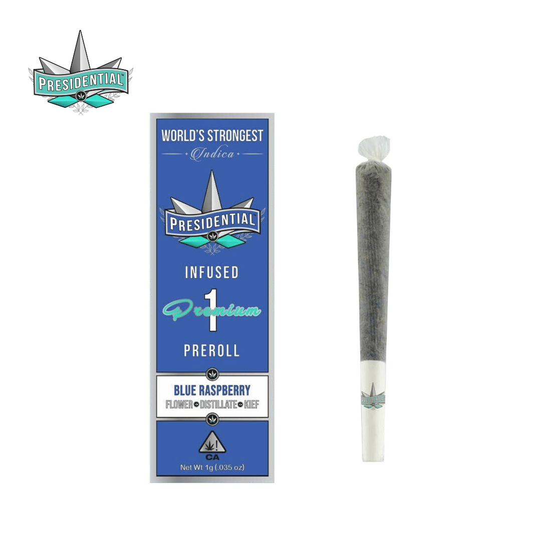 Presidential - Blue Raspberry - Moon Rock Pre-Roll - 1g - Presidential - Blue Raspberry - $12.99 - Pre-Rolls