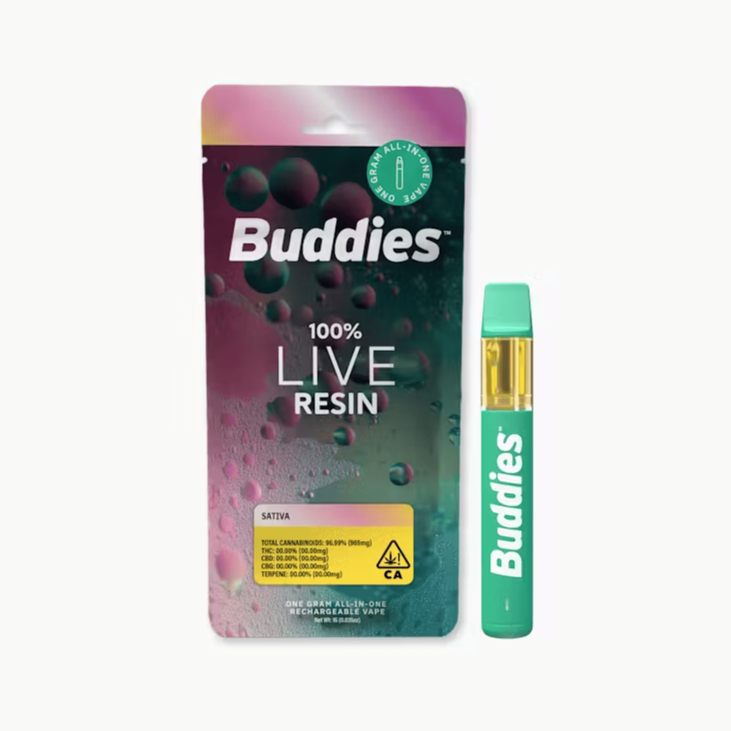 Chimera Live Resin AIO 1g - Buddies -  - $40 - Vapes