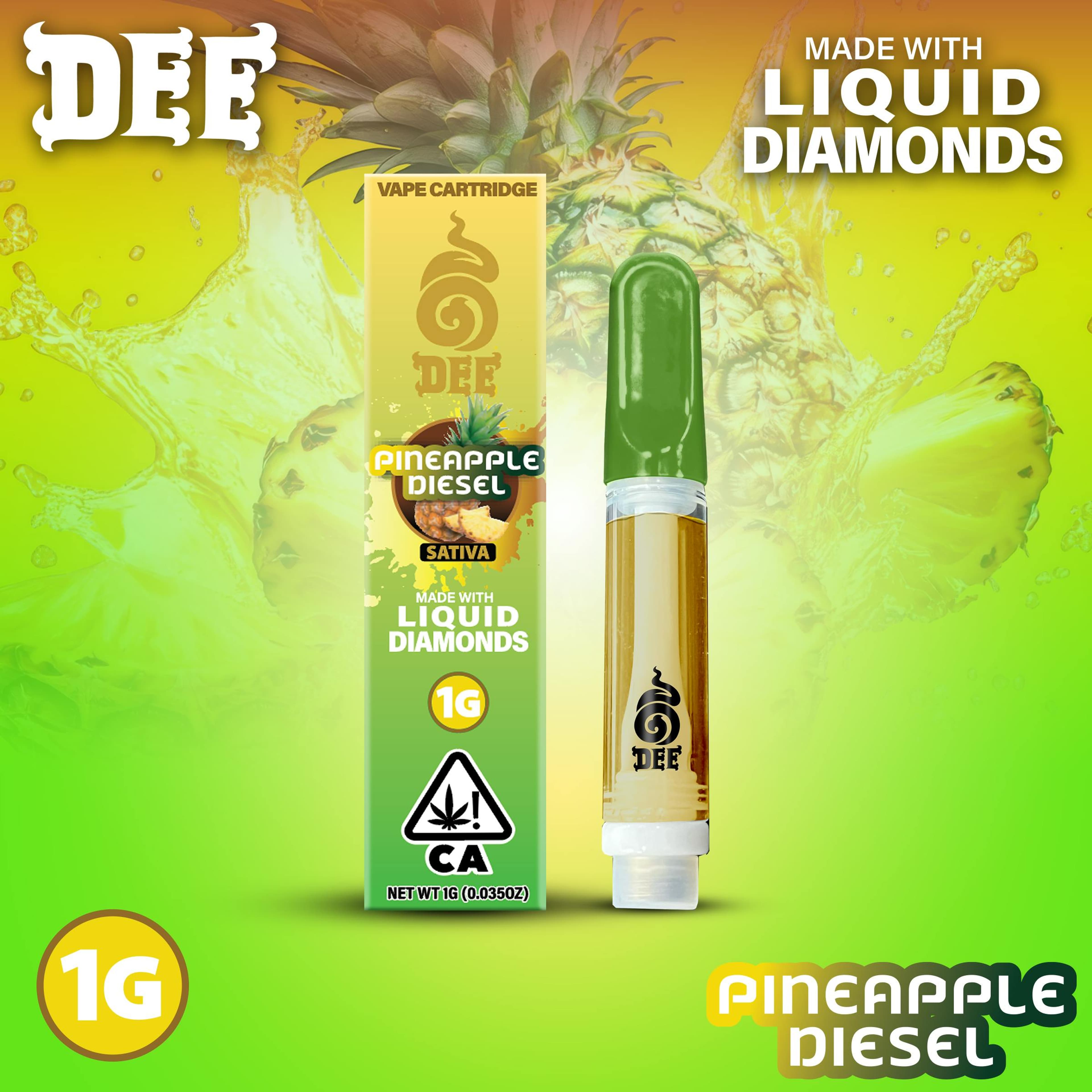 Pineapple Diesel - 1G Cart - Dee Thai - Pineapple Diesel (S) - $18 - Cartridges
