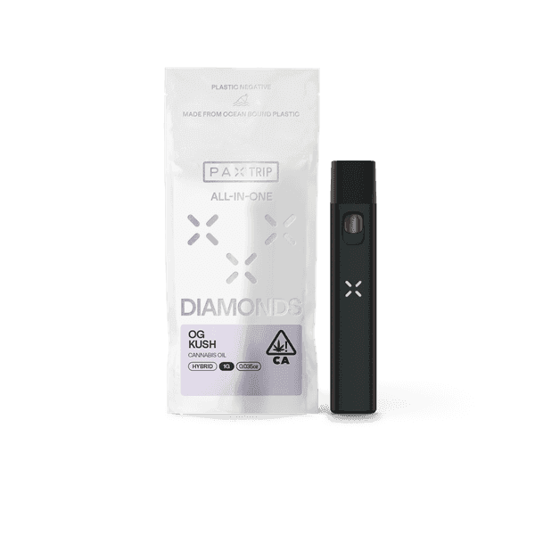 OG Kush - PAX Trip Diamonds - Disposable - PAX - One Gram - $44.99 - Disposable Vape (All-In-One, Battery Built-In)