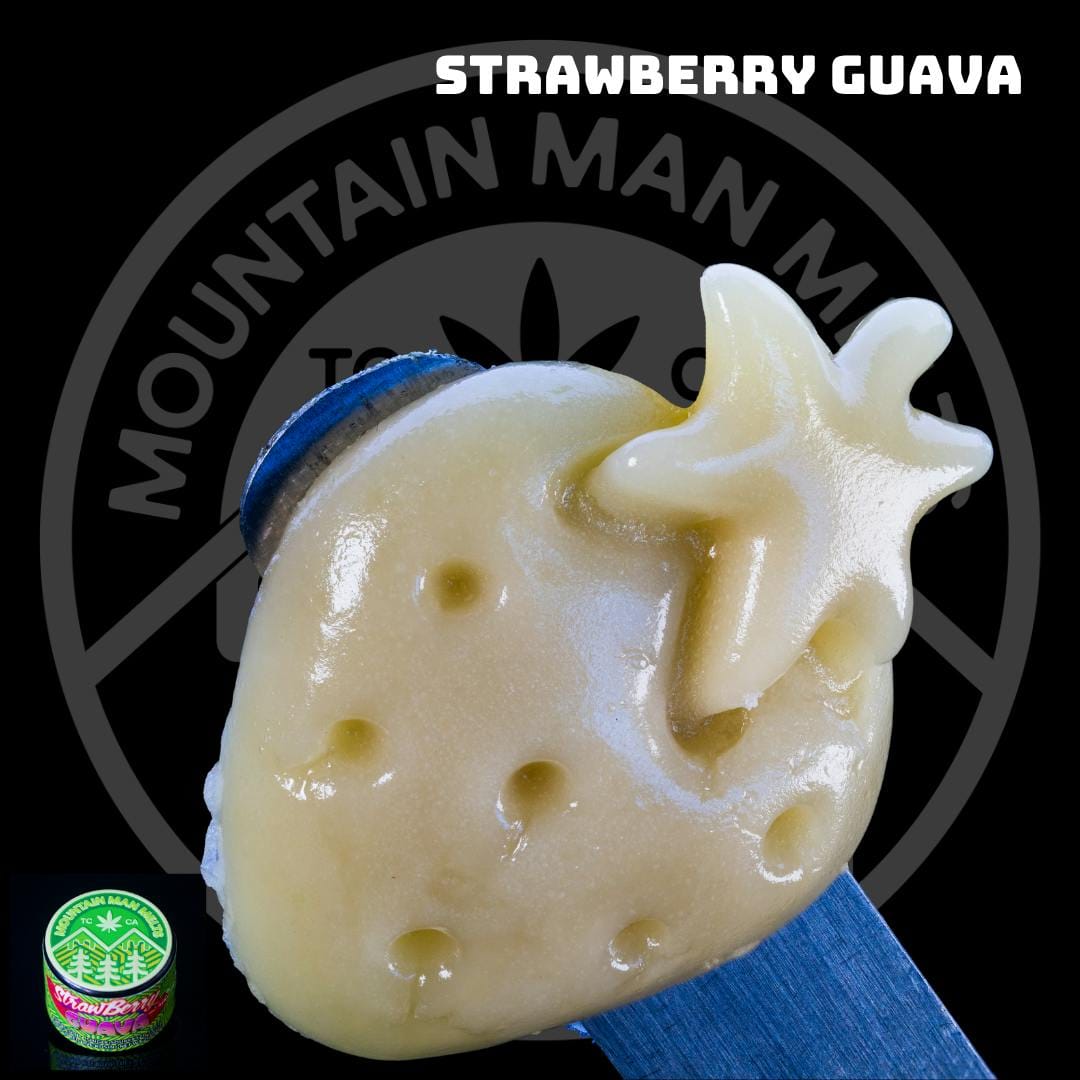 Strawberry Guava - Live Rosin 1G - Mountain Man Melts - Strawberry Guava Live Rosin (H) - $42 - Concentrates
