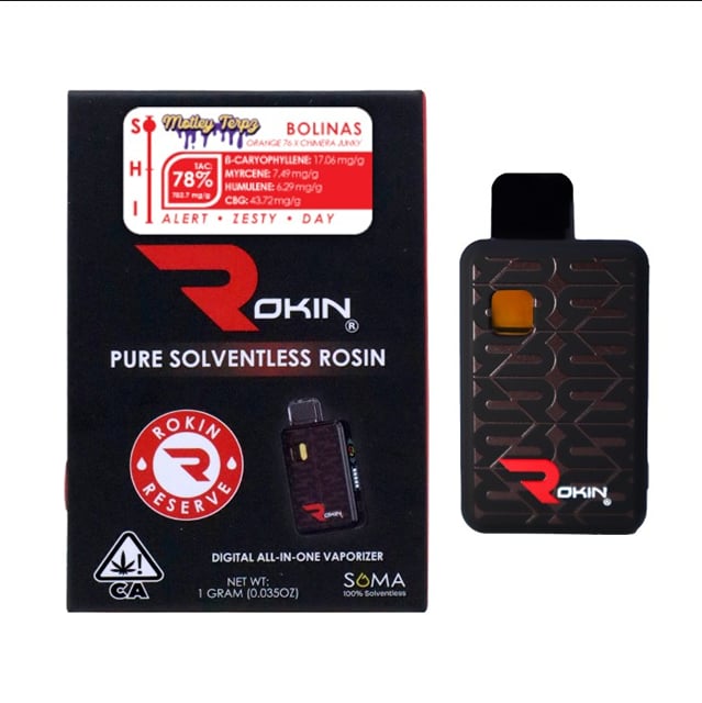 BOLINAS RESERVE ROSIN DISPOSABLE VAPE | ROKIN CANNABIS