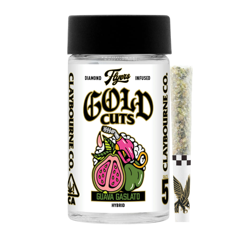 Guava Gaslato Diamond Infused 5pk - Claybourne Co. - Guava Gaslato - $29 - Prerolls