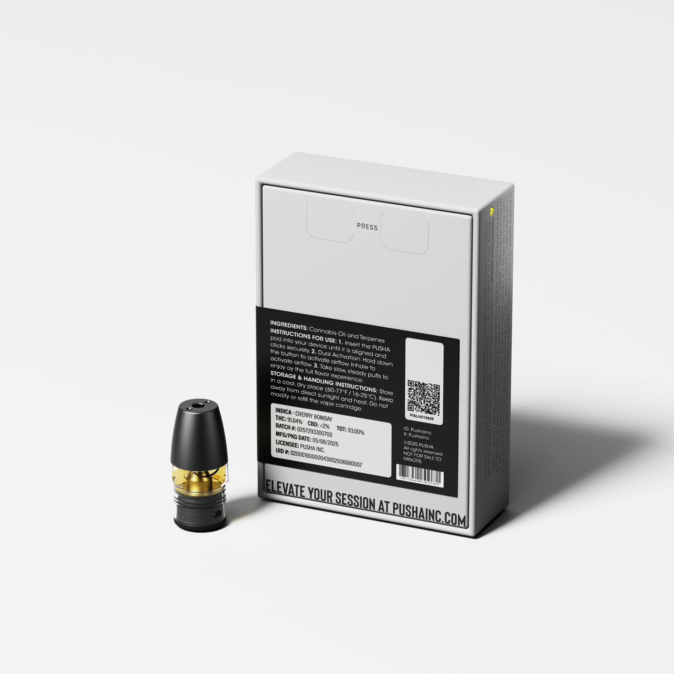 Cherry Bombay 1.0g Signature Pod - PUSHA -  - $42 - Vape Pens