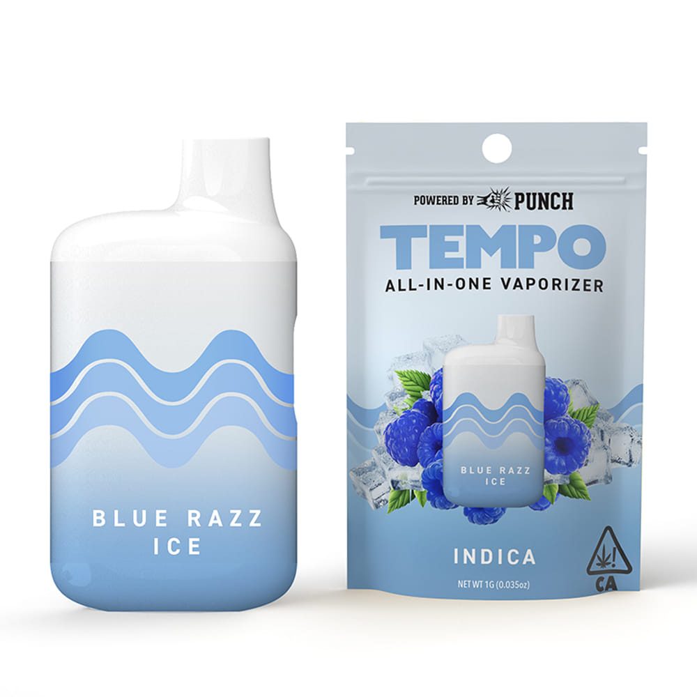 Blue Razz Ice (I)  -  AIO 1g *B2G1 EVERYDAY* - Tempo - Blue Razz (I) - $25 - Cartridges