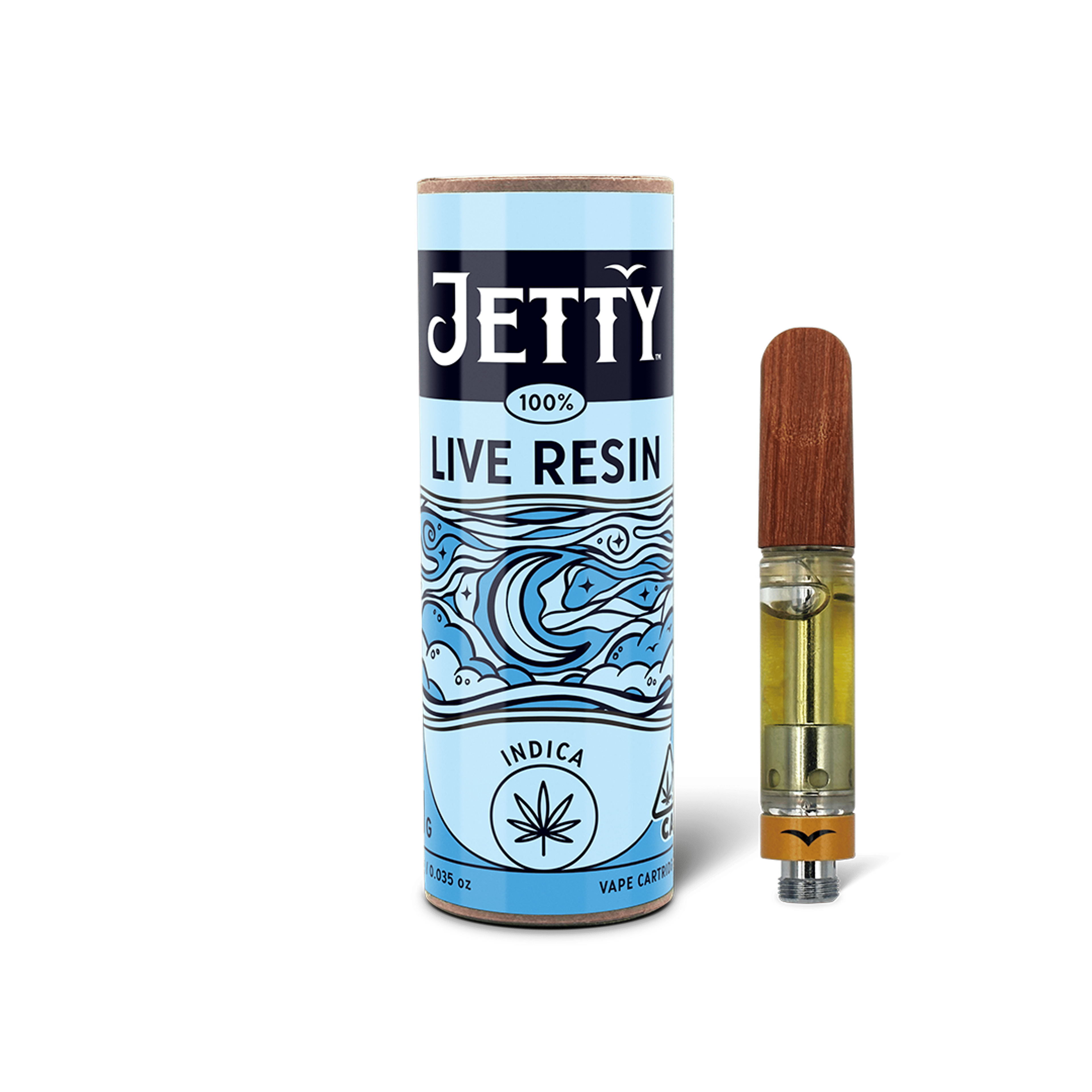 Gas Panda - 1g Live Resin Cartridge - Jetty Extracts - 1g LR Cart - Indica - $41 - 510 Cartridges