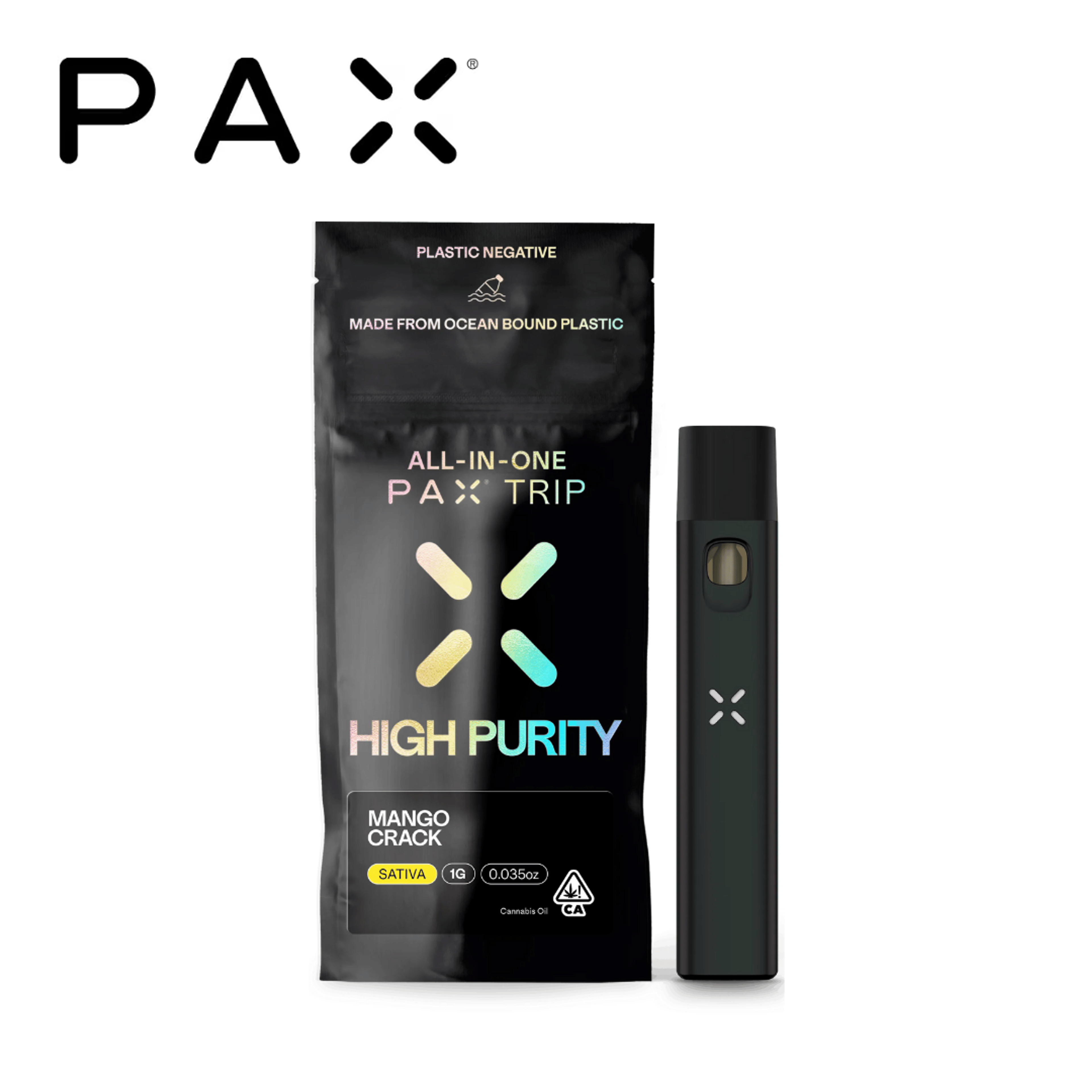 PAX – Mango Crack – Trip High Purity AIO – 1g - PAX - - $25.99 - Disposable Vapes