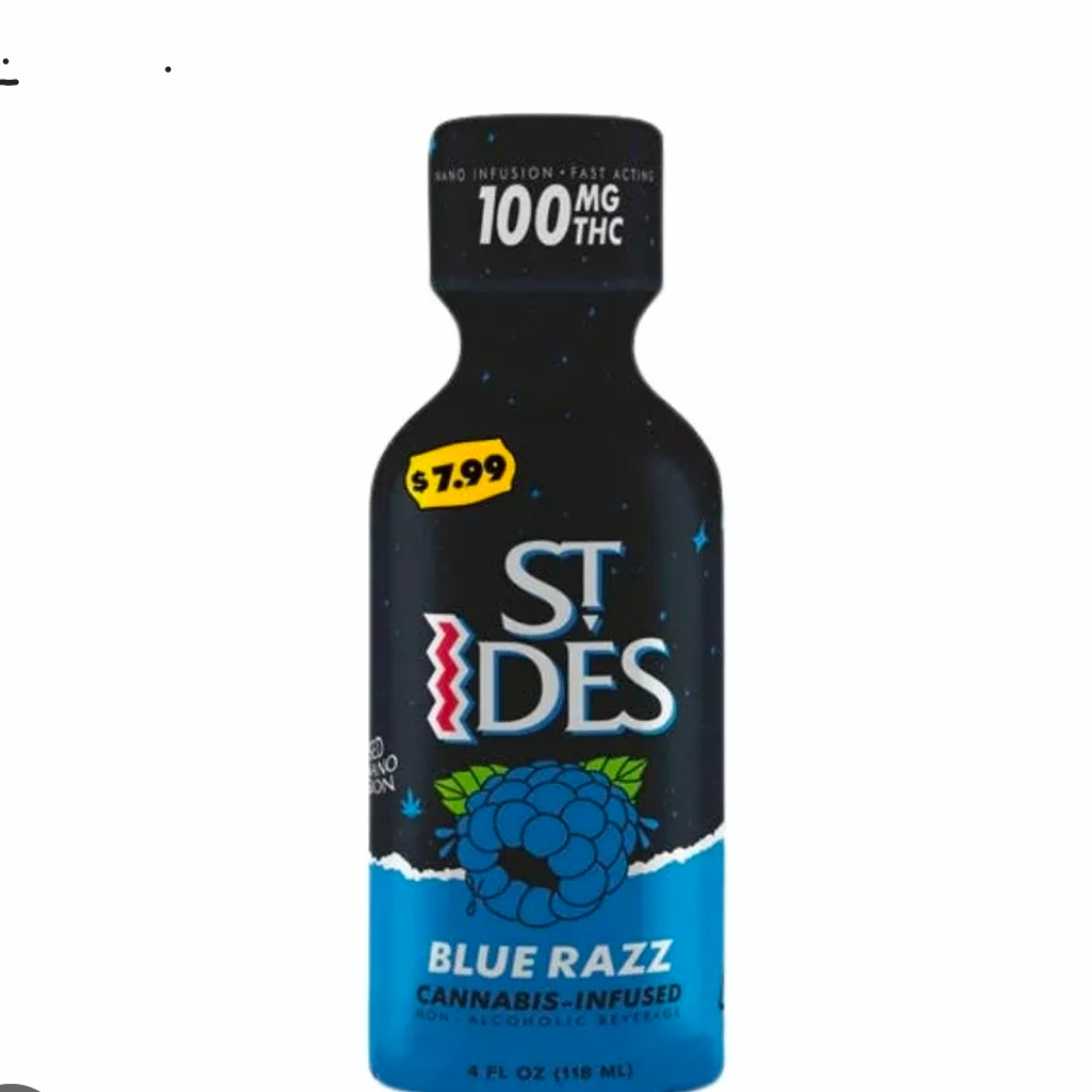 ST IDES - BLUE RAZ | 4OZ SHOT 100MG - - $9.99 - Drinks