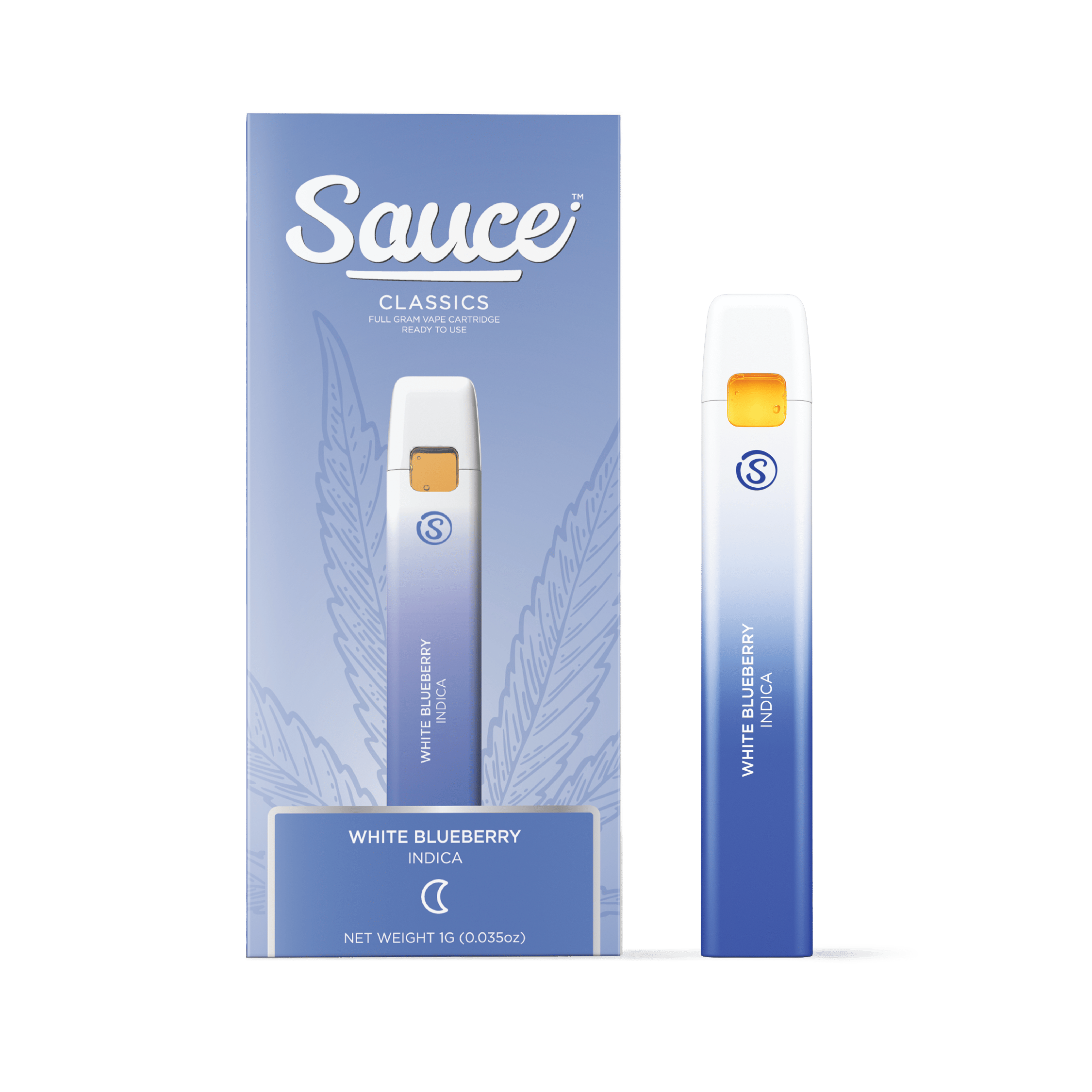 White Blueberry 1G vape disposable - SAUCE -  - $25 - Vapes