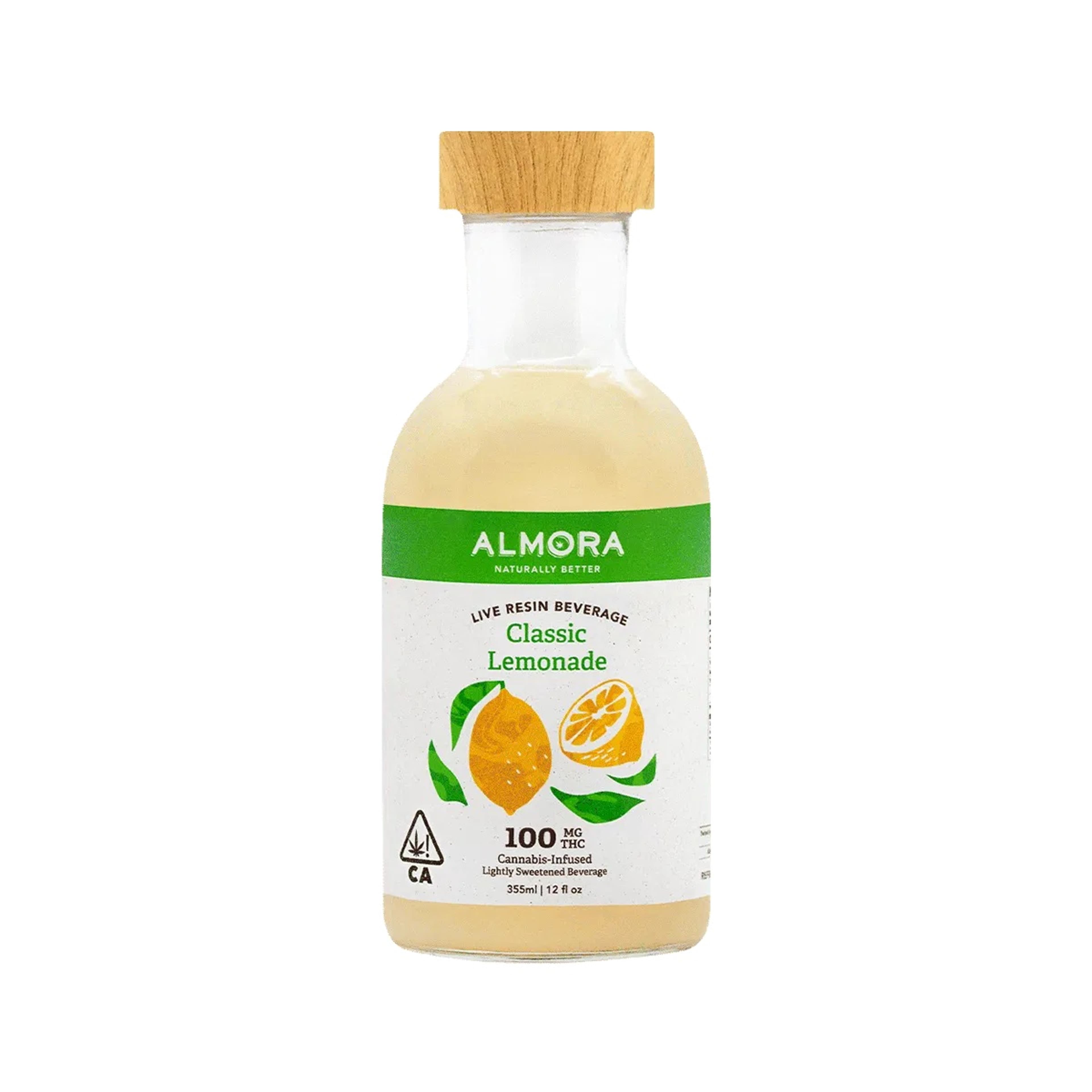 Lemonade w/Live Resin - 100mg - Almora Farm - Lemonade - $12 - Beverages