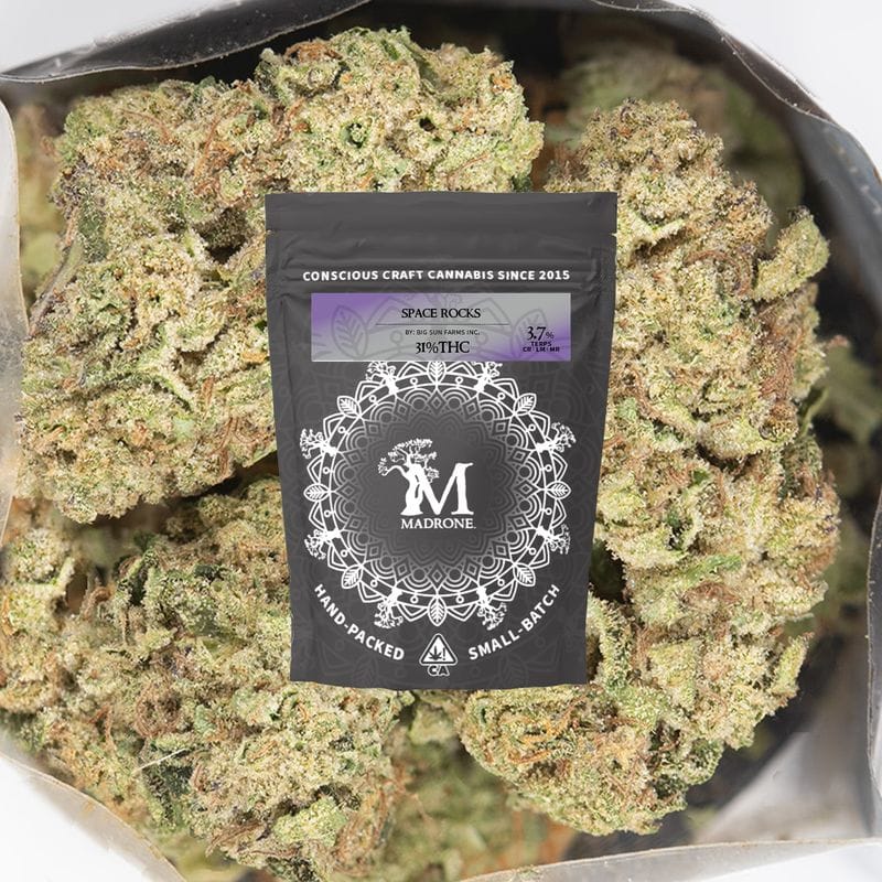 Space Rocks - Madrone - eighth - $25 - Flowers