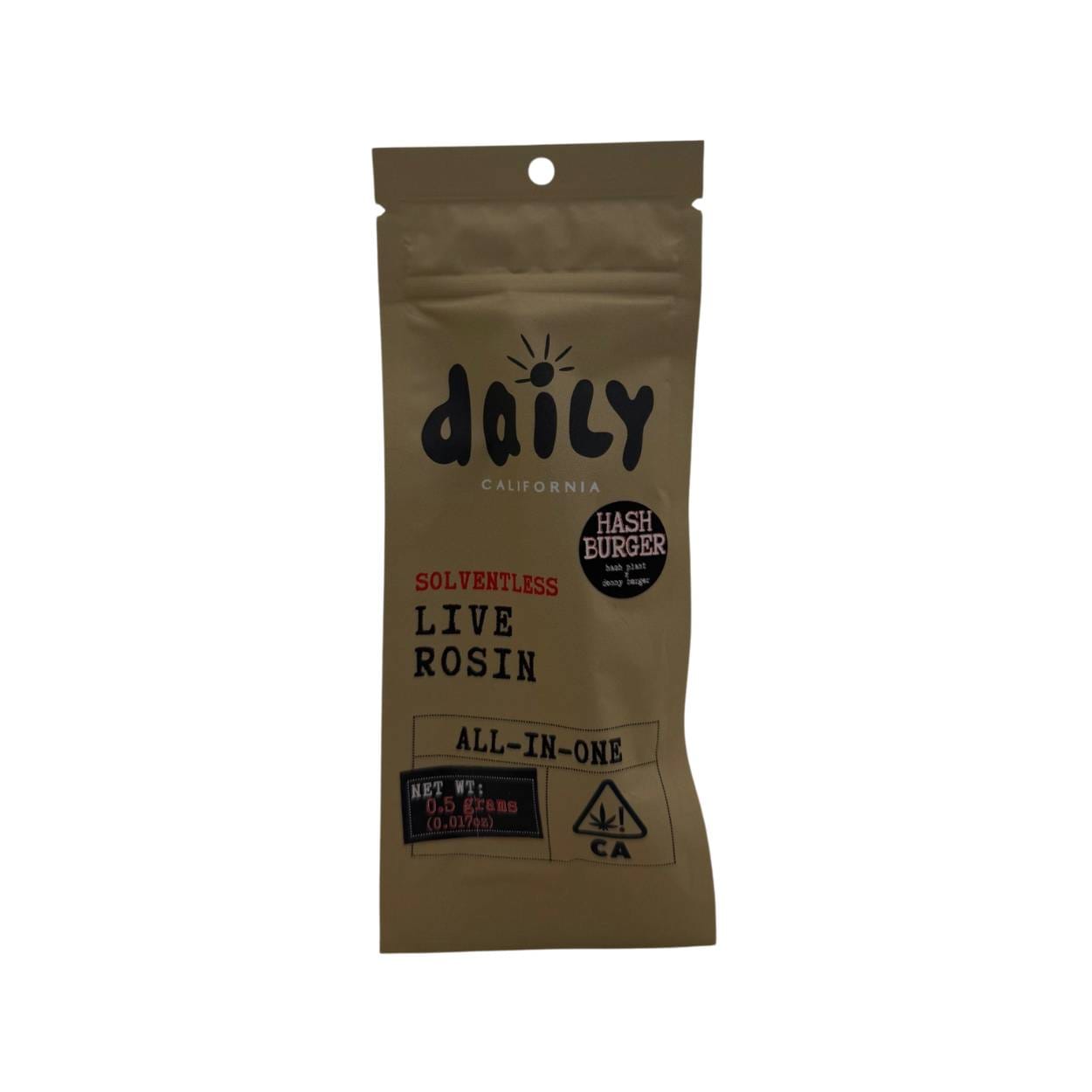 Hashburger - .5g Rosin Disposable - Daily - .5g Dispo - Indica Dom - $42 - All-In-One (Disposables)