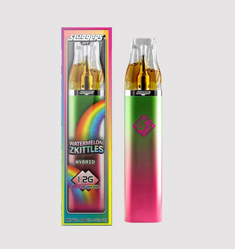 Watermelon Zkittles - 1.2g Disposable - Sluggers - 1.2g Dispo - Hybrid - $40 - AIO Disposable Vapes