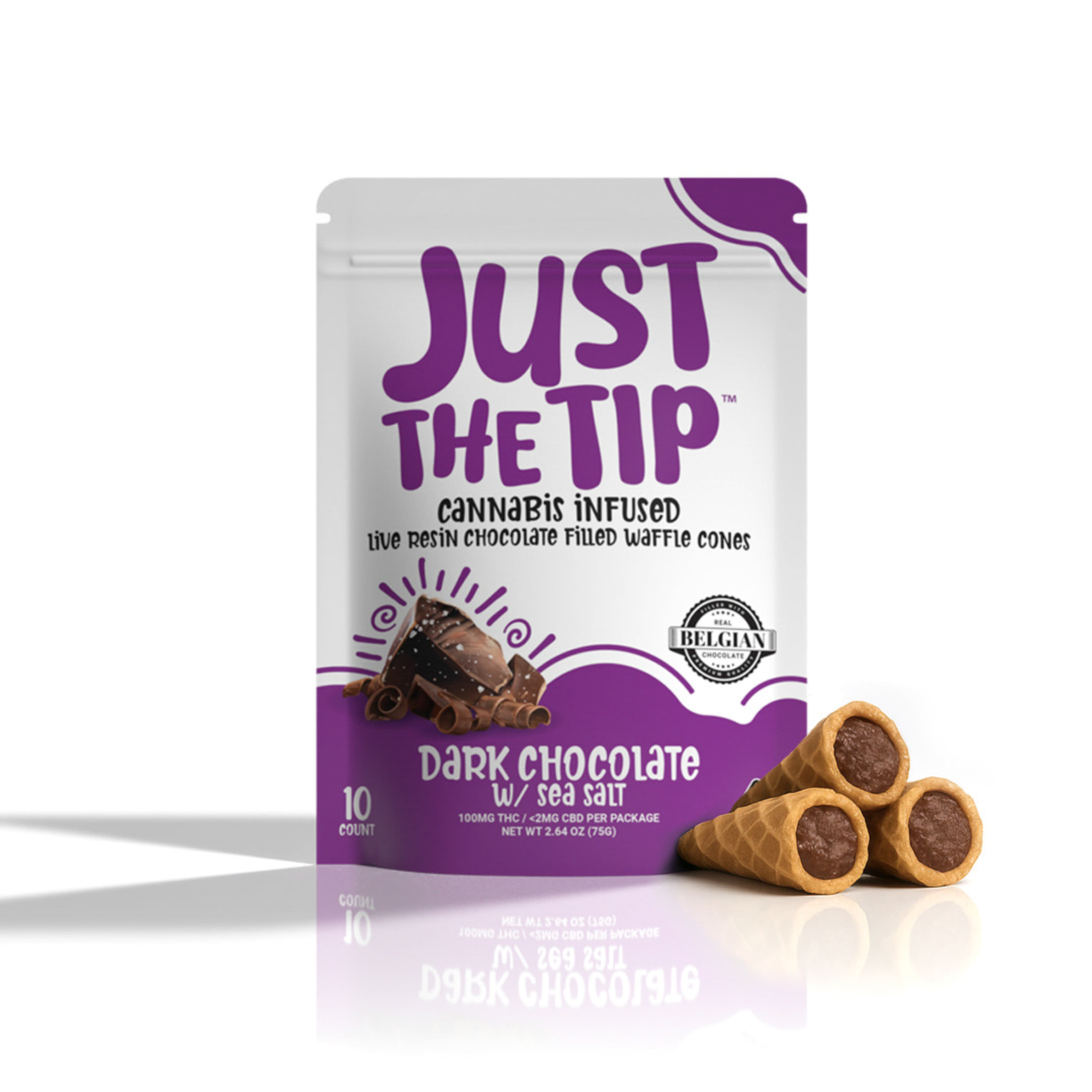 DARK CHOCOLATE SEA SALT 10P JUST THE TIP - DAY DREAMERS - - $15 - Edibles