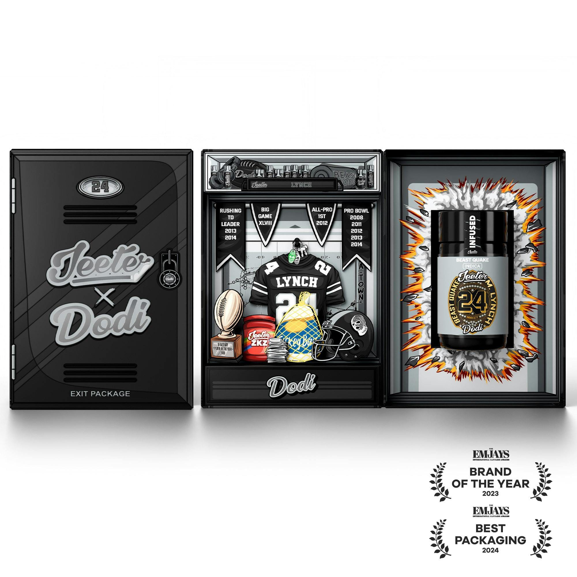 Beast Quake Jeeter x Marshawn Lynch - Game Day Legacy Pack - Jeeter -  - $39.61 - Pre-Rolls